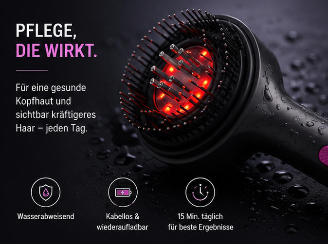 Geschenkset - 2 Kopfhautmassagegeräte + 2 Rosmarin Haarpflegeöle